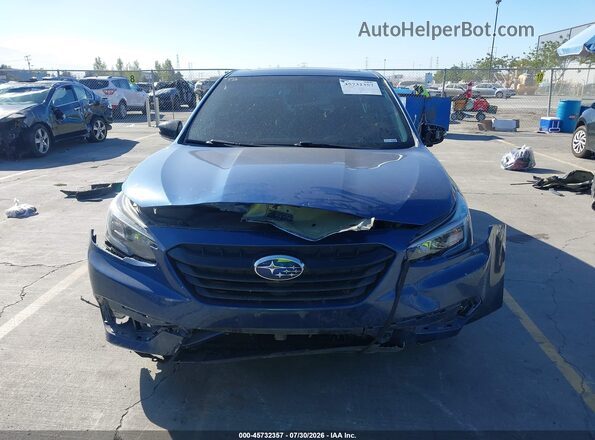 4S3BWAH65M3013885 2021 SUBARU LEGACY Blue Սալոնի հետևի տեսք