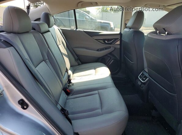 4S3BWAN60L3024196 2020 SUBARU LEGACY Silver Rear seats view