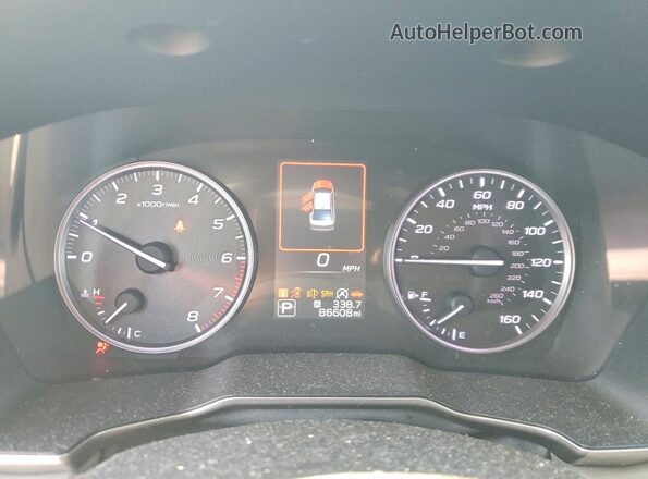 4S3BWAN60L3024196 2020 SUBARU LEGACY Silver Instrument cluster view