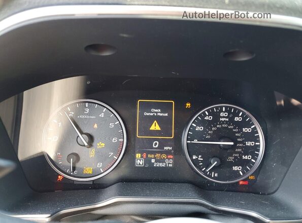 4S3BWAN64R3018541 2024 SUBARU LEGACY Серебряный Вид щитка приборов