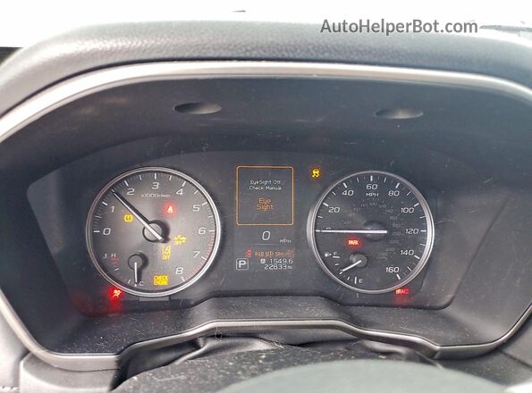 4S3BWAN68R3009714 2024 SUBARU LEGACY Серебряный Вид щитка приборов