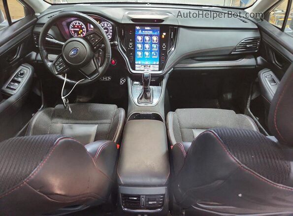 4S3BWGG69P3002560 2023 SUBARU LEGACY Charcoal Вид панелі приладів