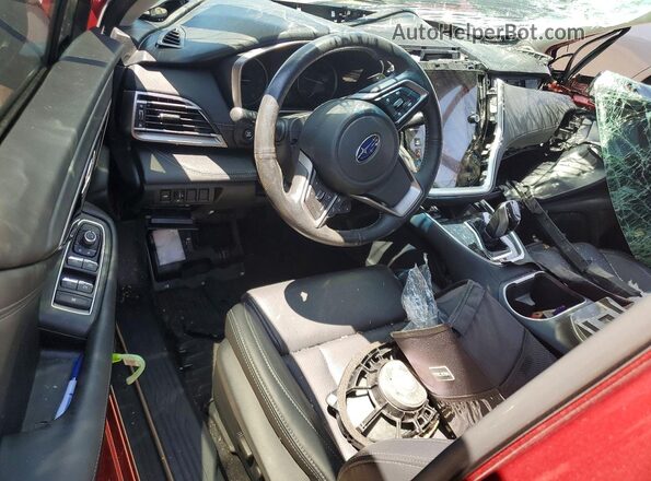 4S3BWGN69M3004159 2021 SUBARU LEGACY Красный Вид панели приборов
