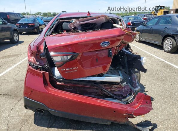 4S3BWGN69M3004159 2021 SUBARU LEGACY Красный Вид сзади