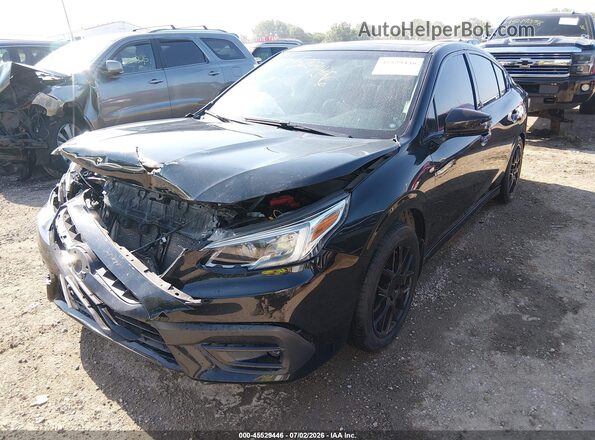 4S3BWGP61M3009014 2021 SUBARU LEGACY Black წინა მარცხენა ხედი სამი მეოთხედიდან