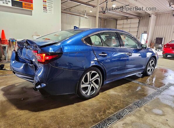 4S3BWGP66M3007615 2021 SUBARU LEGACY Blue Trasero derecho
