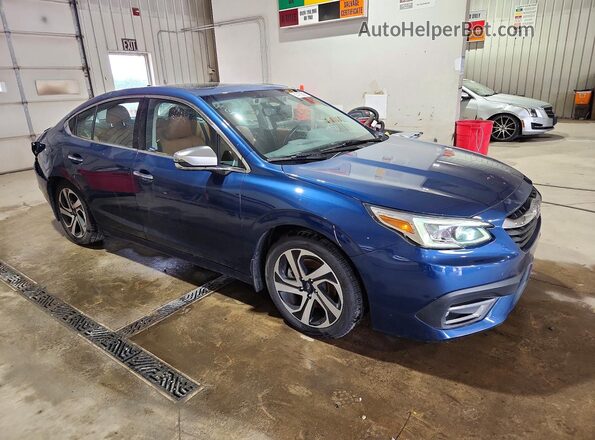 4S3BWGP66M3007615 2021 SUBARU LEGACY Blue Delantero derecho