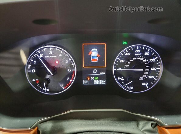 4S3BWGP66M3007615 2021 SUBARU LEGACY Blue Vista del cuadro de instrumentos