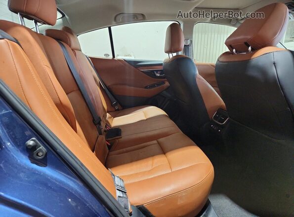 4S3BWGP66M3007615 2021 SUBARU LEGACY Blue Vista de los asientos traseros