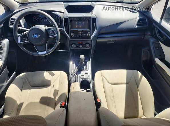 4S3GKAA60K1612939 2019 SUBARU IMPREZA Красный Вид панели приборов