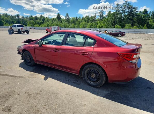 4S3GKAA60K1612939 2019 SUBARU IMPREZA Красный Задняя левая четверть