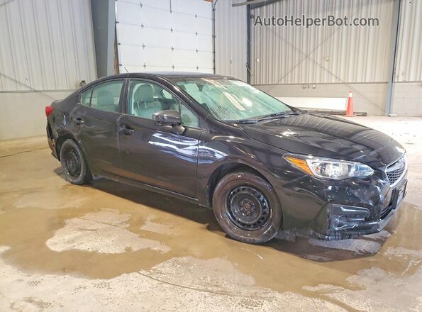 4S3GKAA60K3614937 2019 SUBARU IMPREZA Black Delantero derecho