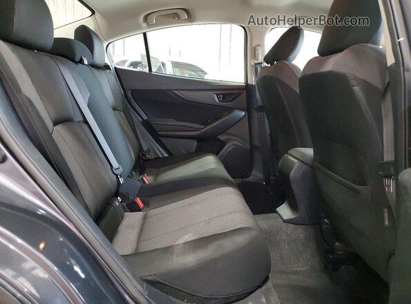 4S3GKAA61K3600609 2019 SUBARU IMPREZA Gray უკანა სავარძლების ხედი