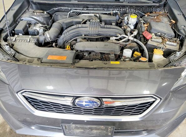 4S3GKAA61K3600609 2019 SUBARU IMPREZA Gray უკანა სალონის ხედი