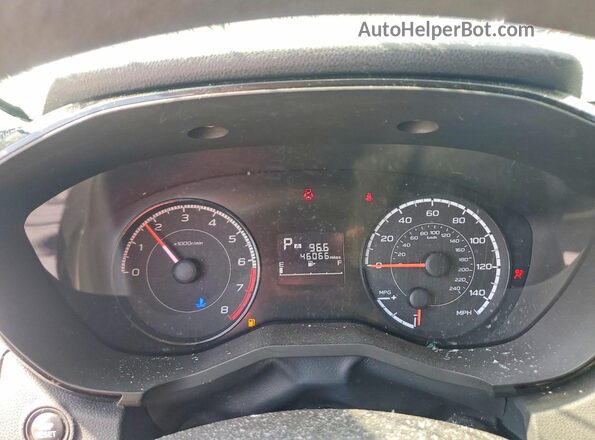 4S3GKAA62J3622911 2018 SUBARU IMPREZA Gray Vista del cuadro de instrumentos