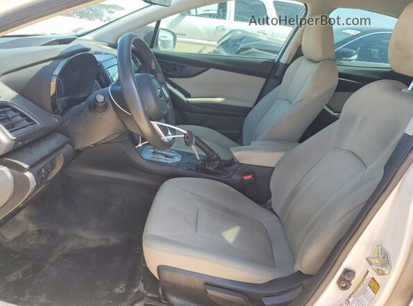 4S3GKAA63H3614410 2017 SUBARU IMPREZA White წინა სალონის ხედი