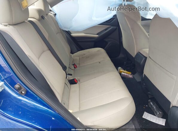 4S3GKAA63N1607464 2022 SUBARU IMPREZA Blue Vista de la etiqueta del VIN