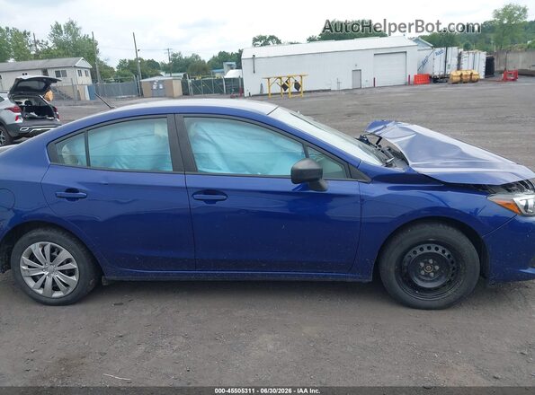 4S3GKAA63N1607464 2022 SUBARU IMPREZA Blue Vista interior trasera