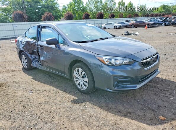 4S3GKAA64K3616240 2019 SUBARU IMPREZA Gray Delantero derecho