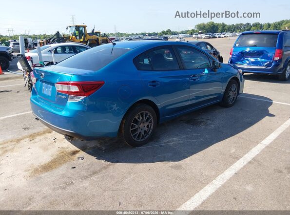 4S3GKAA65J3605181 2018 SUBARU IMPREZA Blue Tył prawy