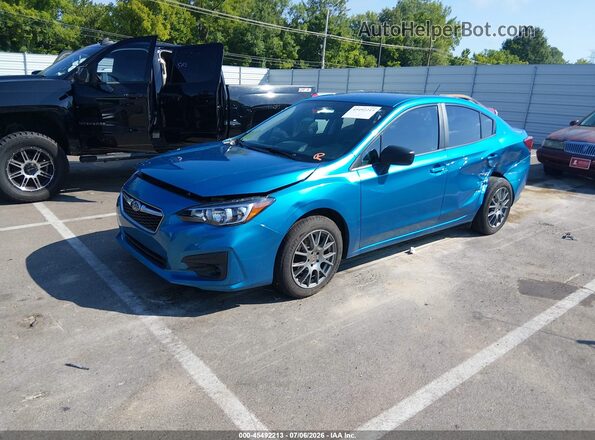 4S3GKAA65J3605181 2018 SUBARU IMPREZA Blue Przód lewy