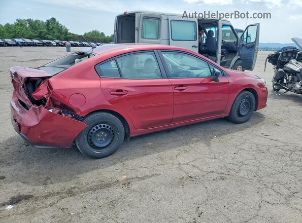 4S3GKAA65M1606539 2021 SUBARU IMPREZA Красный Задняя правая четверть