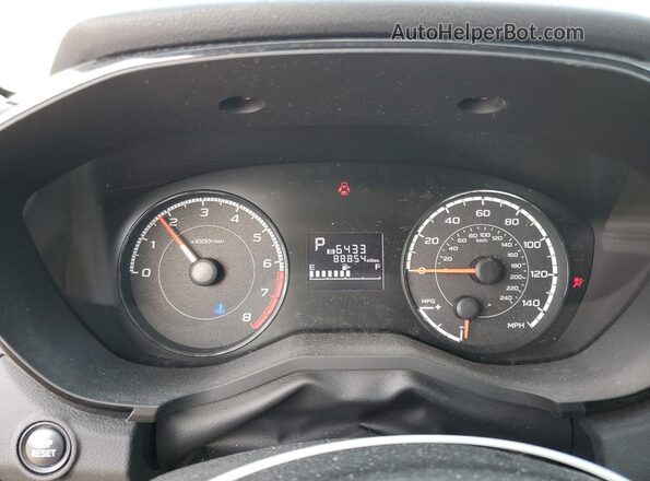 4S3GKAA66K3606230 2019 SUBARU IMPREZA Silver Vista del cuadro de instrumentos