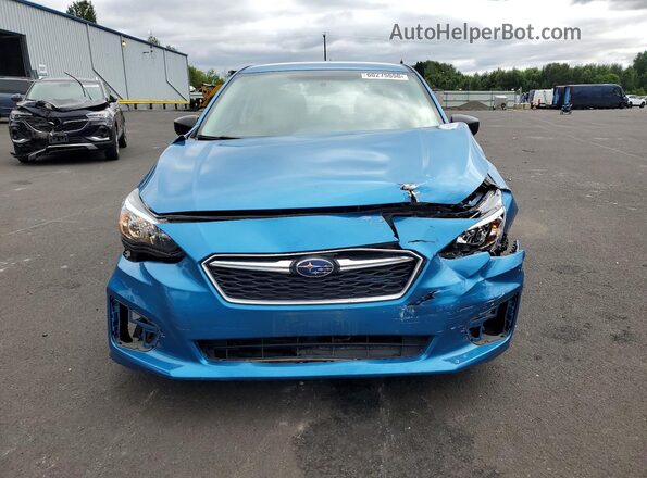 4S3GKAA68J3603568 2018 SUBARU IMPREZA Turquoise Front view