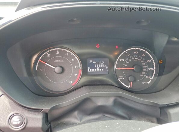 4S3GKAA68J3606227 2018 SUBARU IMPREZA Серый Вид щитка приборов