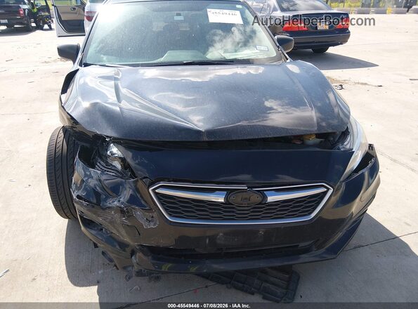 4S3GKAA68J3607765 2018 SUBARU IMPREZA Black Вид спереду