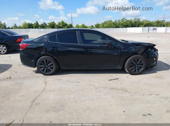 4S3GKAA68J3607765 2018 SUBARU IMPREZA Black Вид задньої частини салону