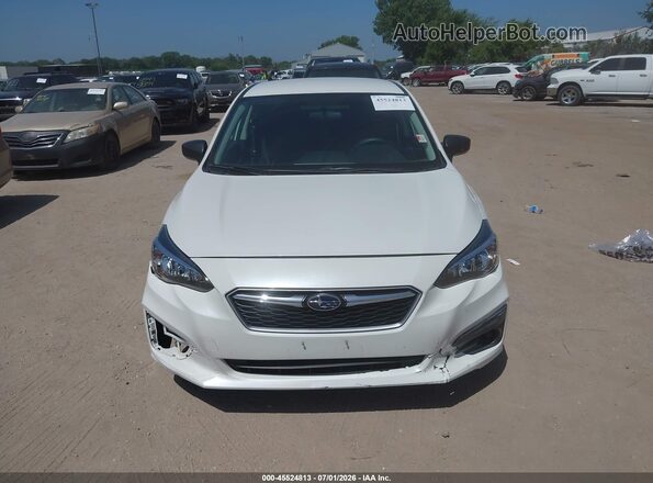 4S3GKAA69H3617893 2017 SUBARU IMPREZA White Widok zestawu wskaźników