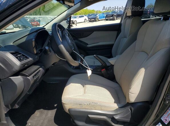 4S3GKAA69K1602264 2019 SUBARU IMPREZA Черный Вид салона спереди