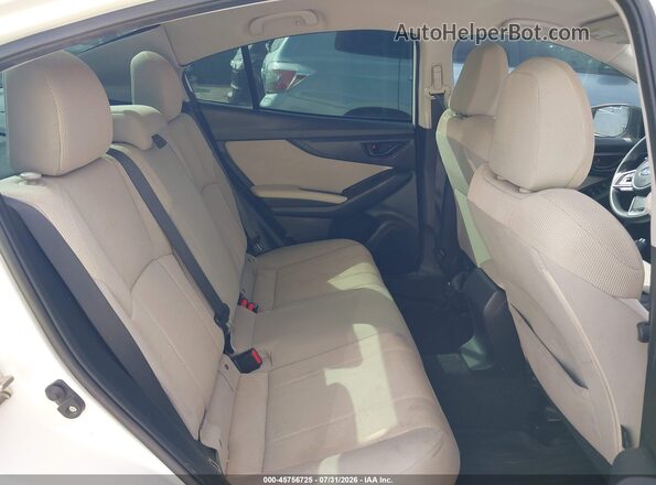 4S3GKAA69K3623703 2019 SUBARU IMPREZA White Widok naklejki z numerem VIN