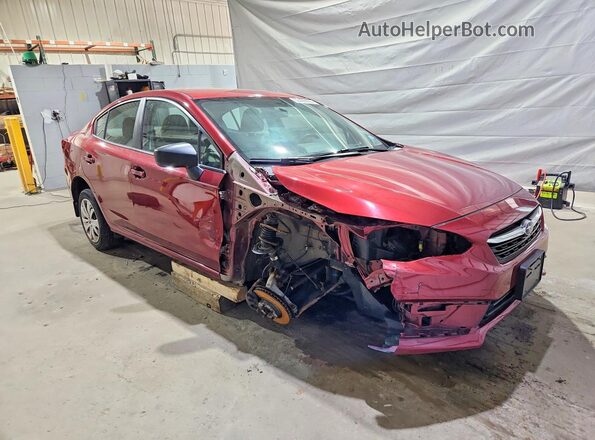 4S3GKAA69L1610995 2020 SUBARU IMPREZA Burgundy Przód prawy