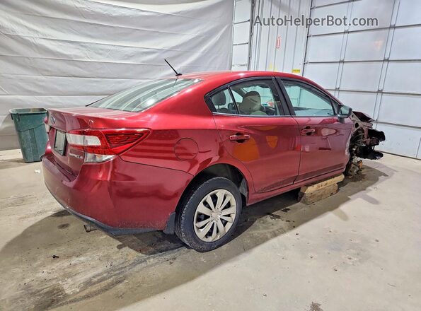 4S3GKAA69L1610995 2020 SUBARU IMPREZA Burgundy Tył prawy