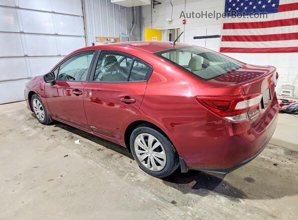4S3GKAA69L1610995 2020 SUBARU IMPREZA Burgundy Tył lewy