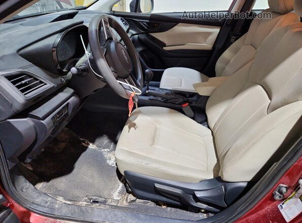 4S3GKAA69L1610995 2020 SUBARU IMPREZA Burgundy Widok wnętrza z przodu