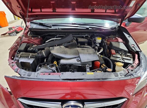 4S3GKAA69L1610995 2020 SUBARU IMPREZA Burgundy Widok wnętrza z tyłu