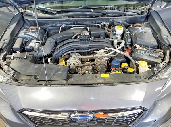 4S3GKAA6XJ1615040 2018 SUBARU IMPREZA Gray Widok wnętrza z tyłu