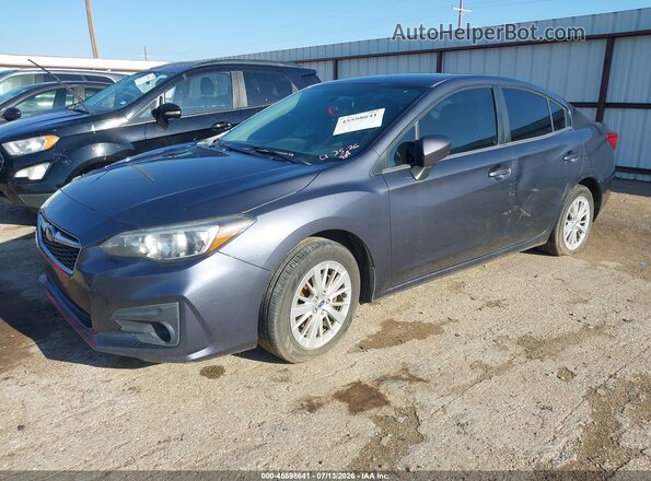 4S3GKAB60H3622298 2017 SUBARU IMPREZA Gray Vista tres cuartos delantera izquierda