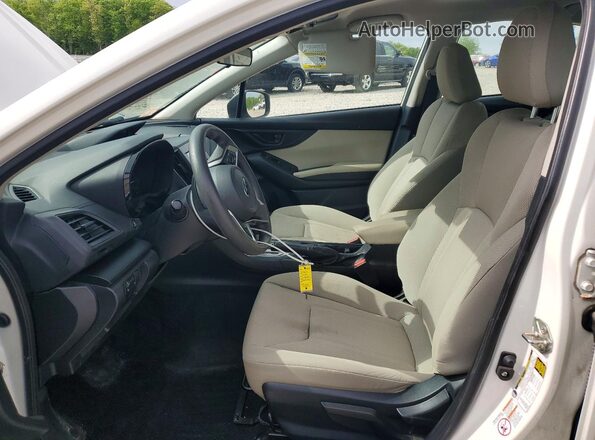 4S3GKAB61L3600447 2020 SUBARU IMPREZA White წინა სალონის ხედი