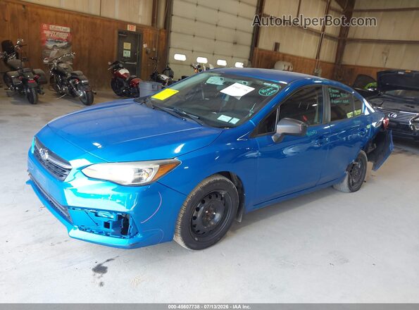 4S3GKAB63L3606718 2020 SUBARU IMPREZA Blue Przód lewy