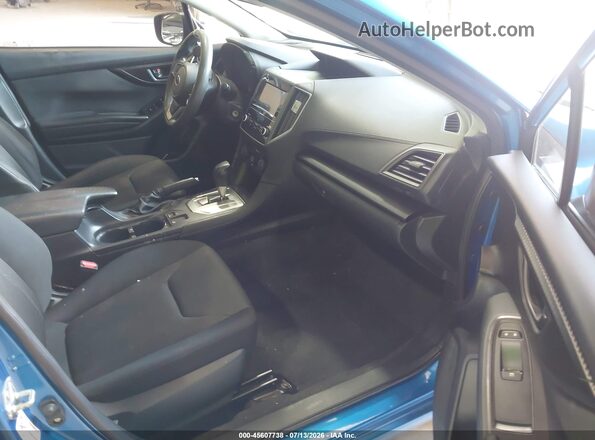 4S3GKAB63L3606718 2020 SUBARU IMPREZA Blue Widok wnętrza z przodu