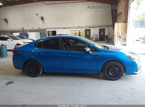 4S3GKAB63L3606718 2020 SUBARU IMPREZA Blue Widok wnętrza z tyłu