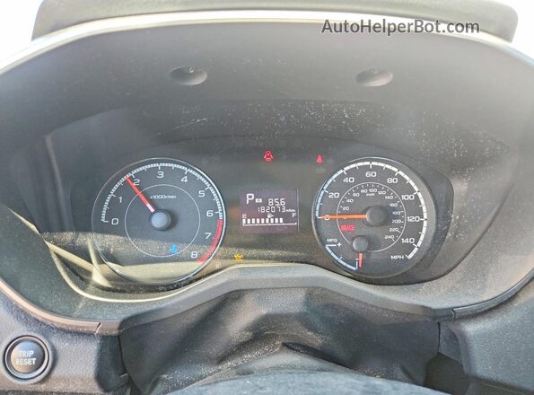 4S3GKAB64H3618545 2017 SUBARU IMPREZA Белый Вид щитка приборов