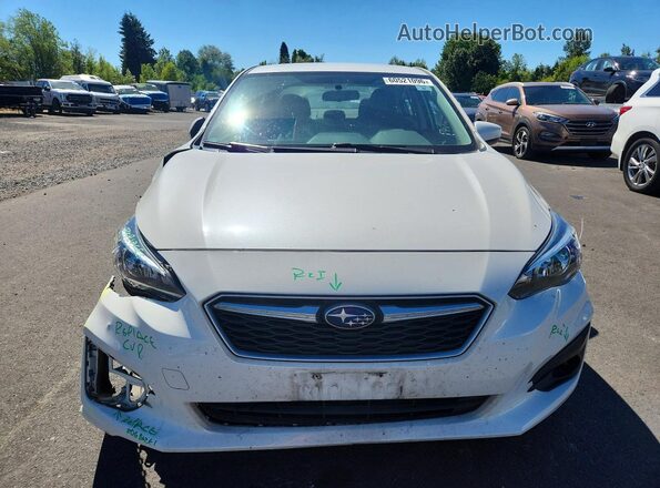 4S3GKAB64H3618545 2017 SUBARU IMPREZA Белый Вид спереди