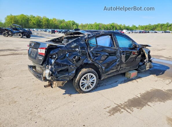 4S3GKAB66H3602315 2017 SUBARU IMPREZA Black Tył prawy