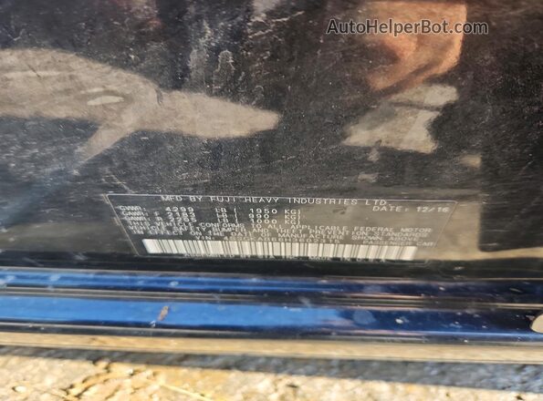 4S3GKAB66H3602315 2017 SUBARU IMPREZA Black Widok komory silnika