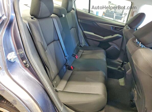 4S3GKAB66H3613900 2017 SUBARU IMPREZA Gray Widok tylnych siedzeń